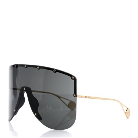 GUCCI Acetate Oversized Aviator Star Sunglasses GG0541S 